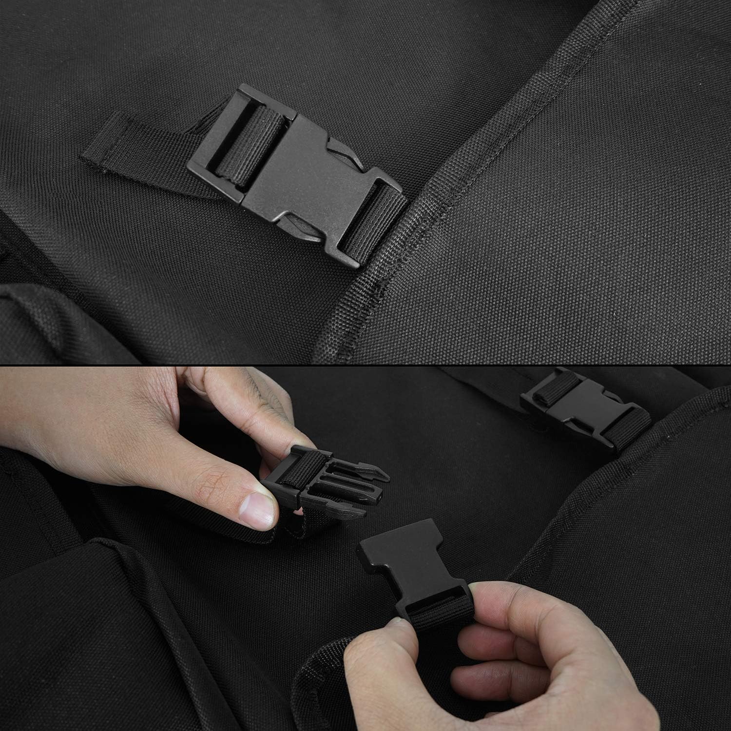 Rear Seat Cover Cargo Net Trunk Organizers Pouch Bags K8654
