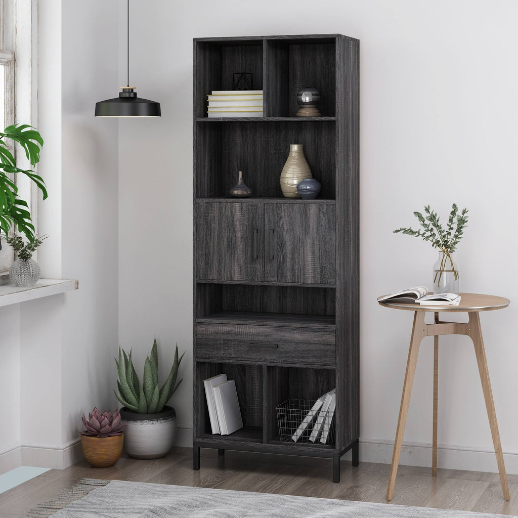 Faux Wood Cube Unit Bookcase N233