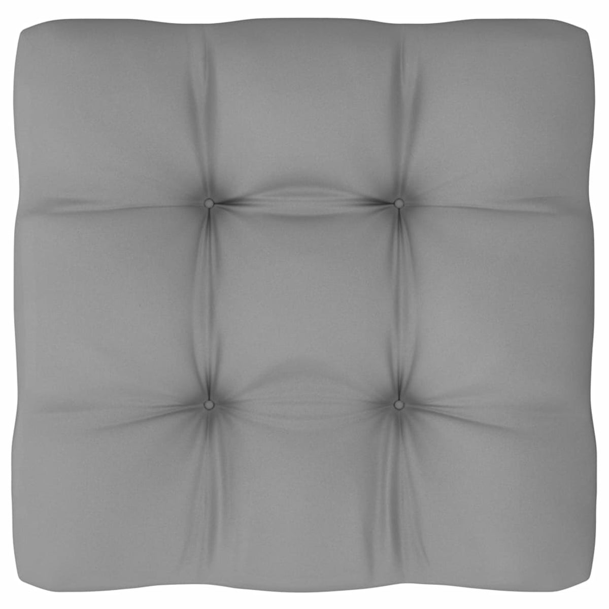 Set of 3 Gray Cushioned Patio Lounge Sectional Sofa with Footrest T2654