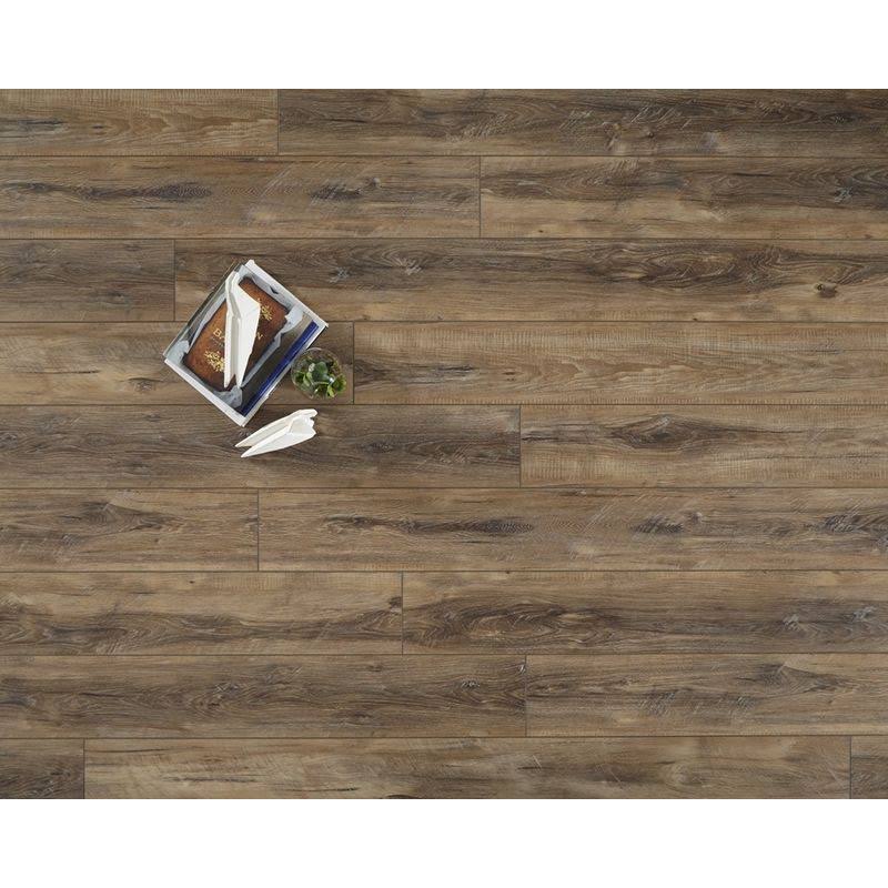 Dark Brown Luxury Vinyl Plank Flooring 23.4 Sq. ft. per Carton L7194