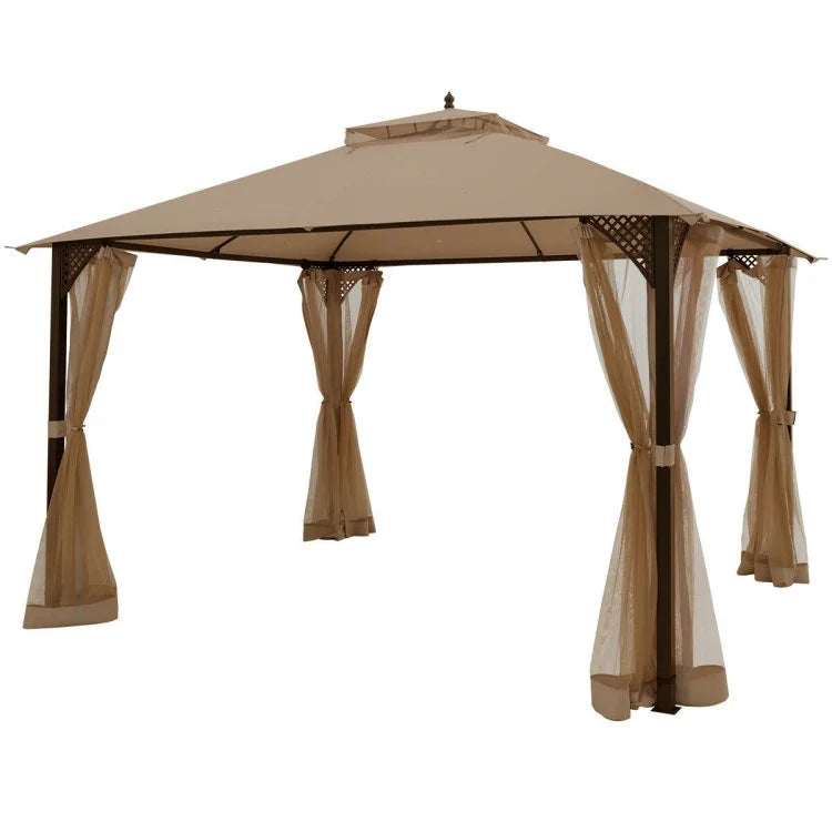 Patio Gazebo with Netting L54318
