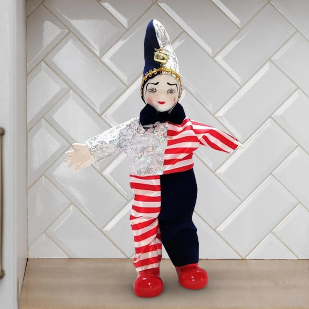 9.84'' Movable Joint Jester Doll T1027
