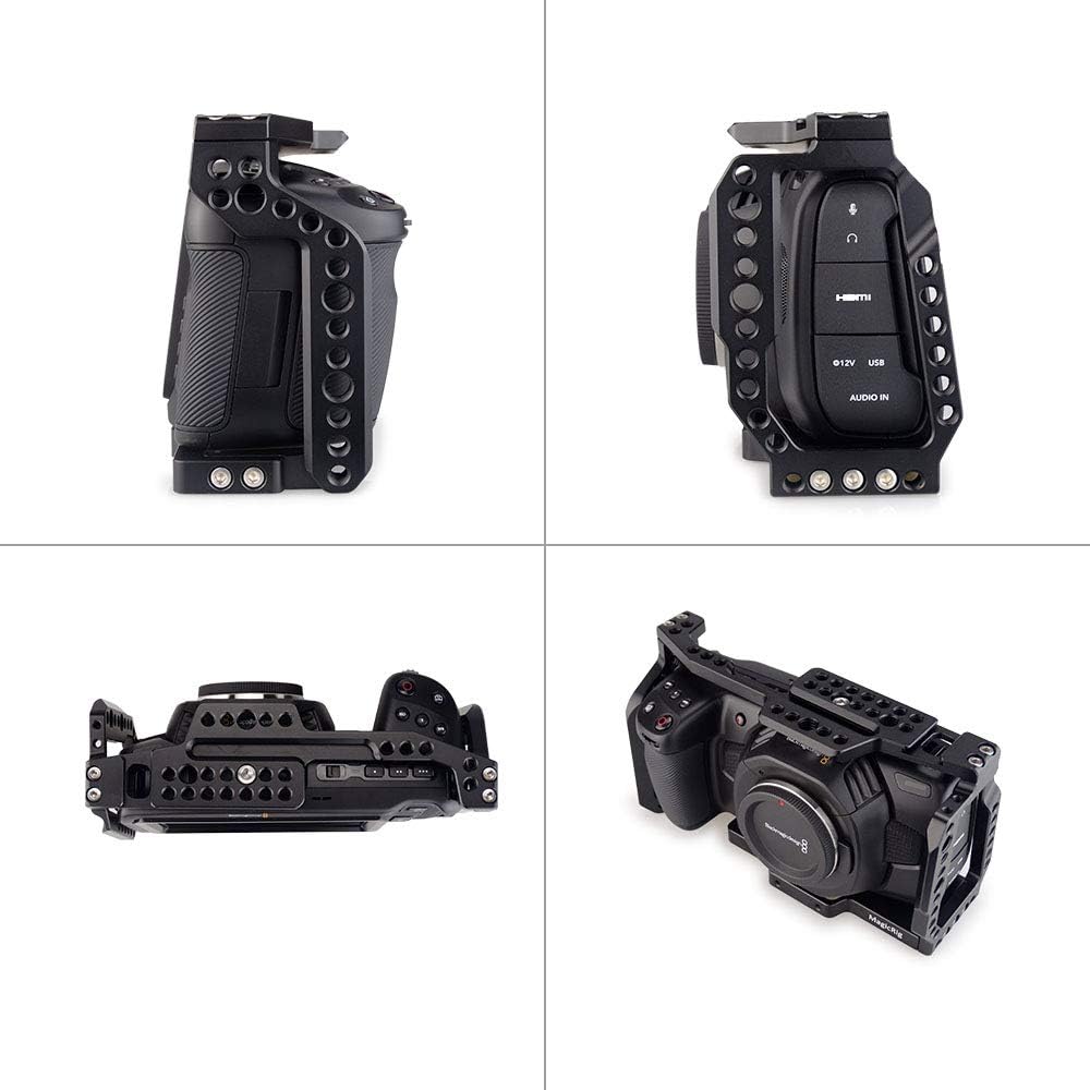Camera Cage with NATO Handle for Blackmagic Design Pocket Cinema Camera 4K /6K A724675