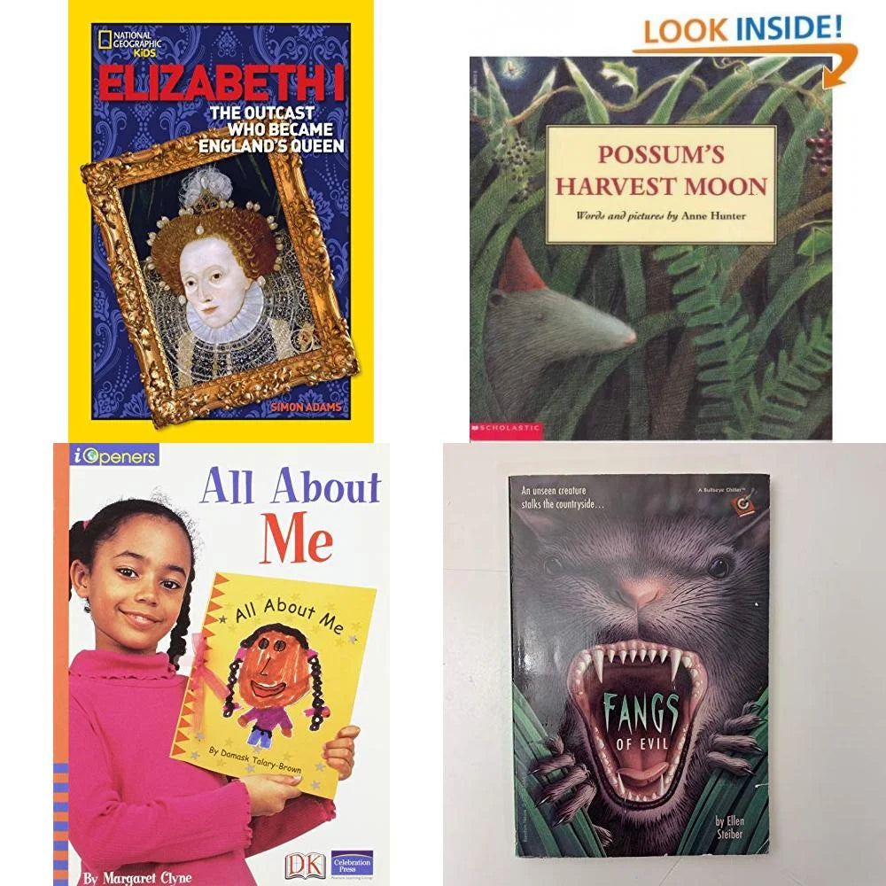 4 Pack Paperback Book Bundle: World History Biographies: Elizabeth I J242439