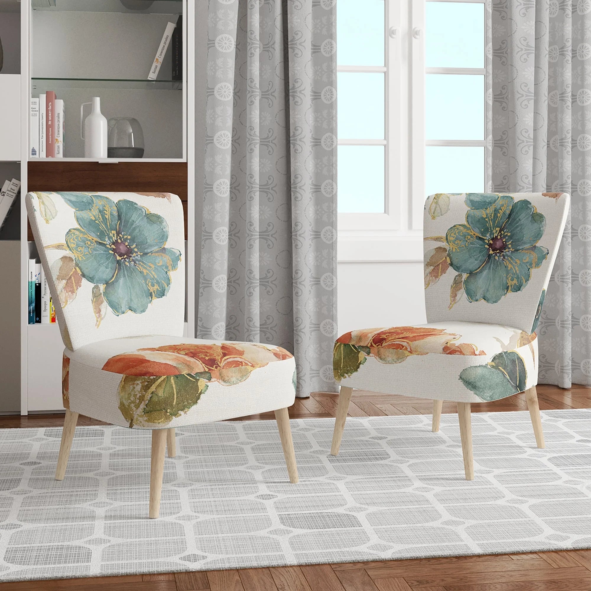 Upholstered Traditional Accent Chair R307409