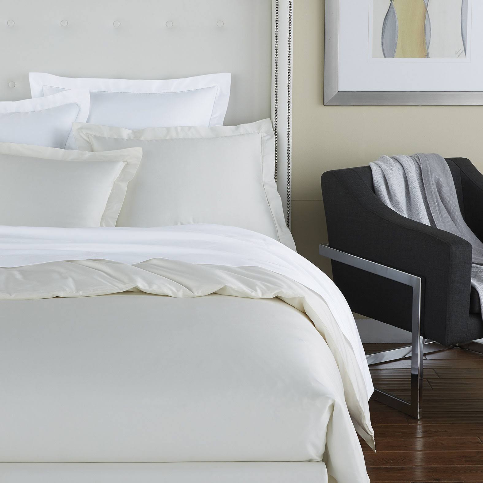Ivory California King Fitted Sheet Z9961