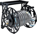 Cast Aluminum Wall Mount Garden Hose Reel with Crank J9347