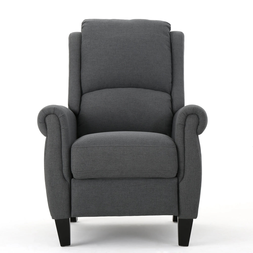 Charcoal Fabric Recliner I5841