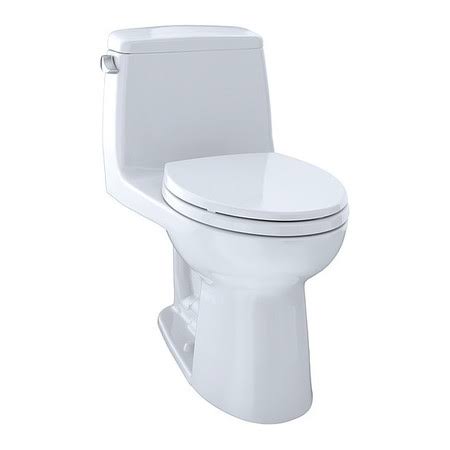 Cotton White One-Piece Elongated 1.6 GPF Toilet O913209