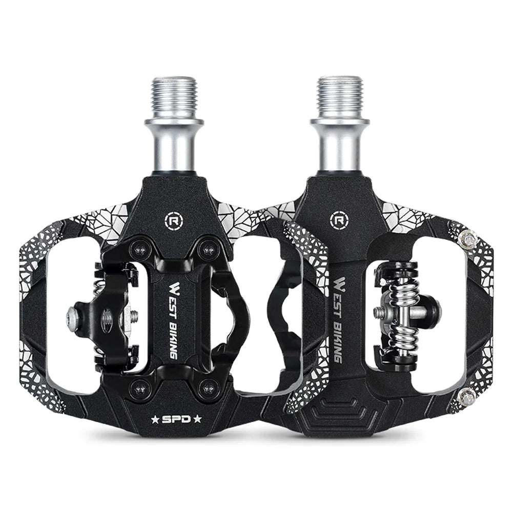 MTB Bike Pedals Dual Platform SPD Clipless Sealed Bearing M800