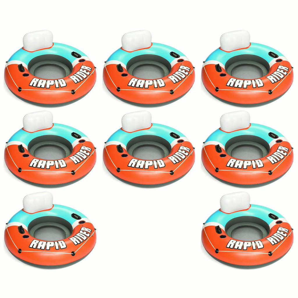 Orange Inflatable Pool Float (8 Pack) E660742