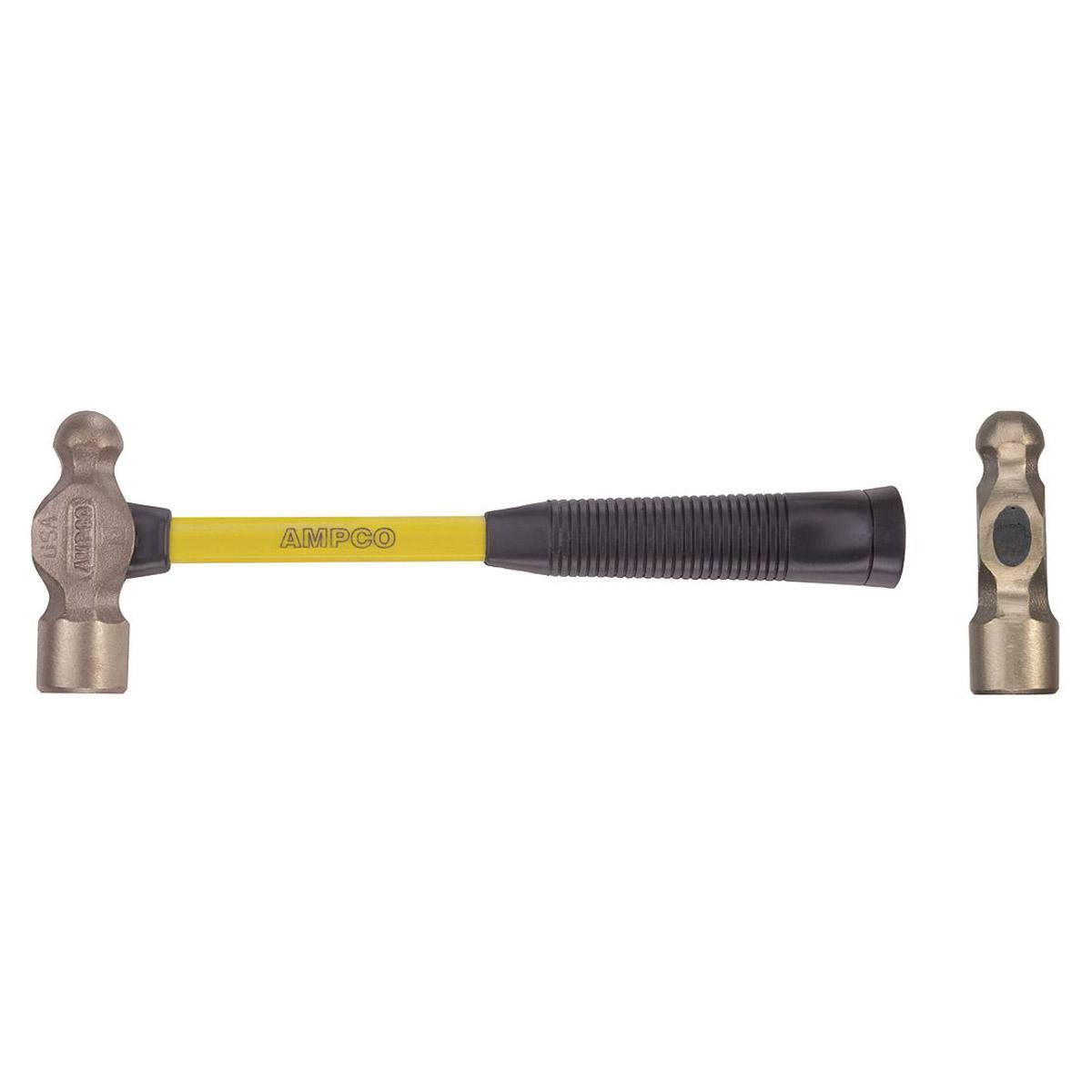 16 oz. Nonsparking Ball Peen Hammer with Fiberglass Handle L4433
