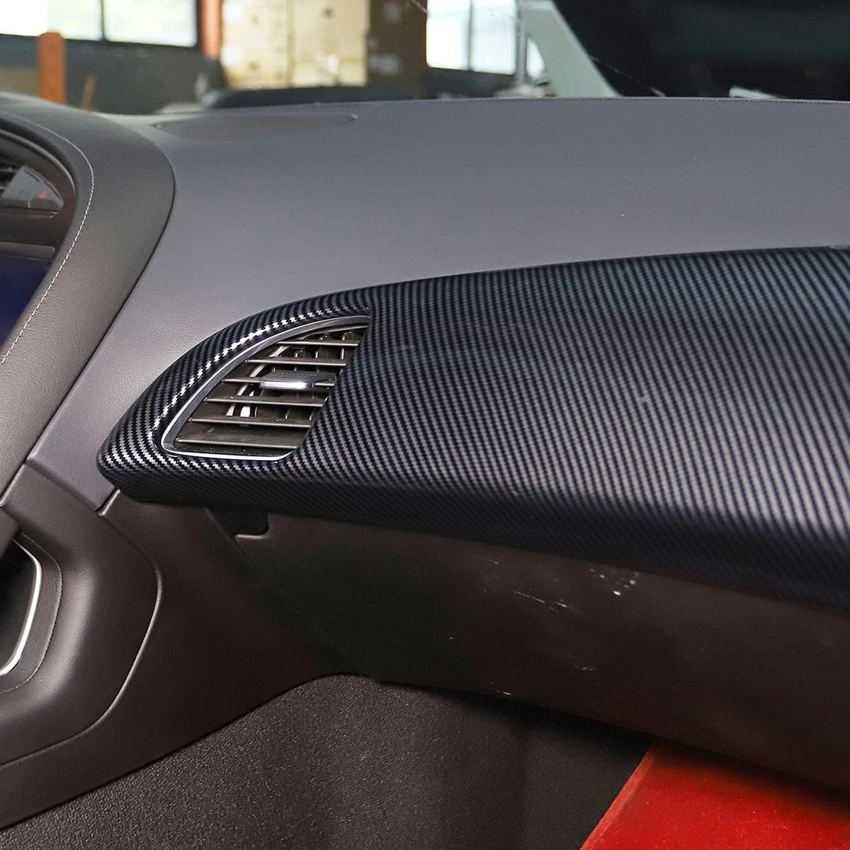 Carbon Fiber Dashboard Panel Decor Cover P927