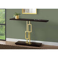 Gold Cappuccino Console Table Q979415