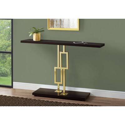 Gold Cappuccino Console Table Q979415