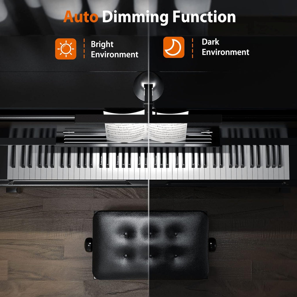 Piano Light with Auto-Dimming LED Lamp X490
