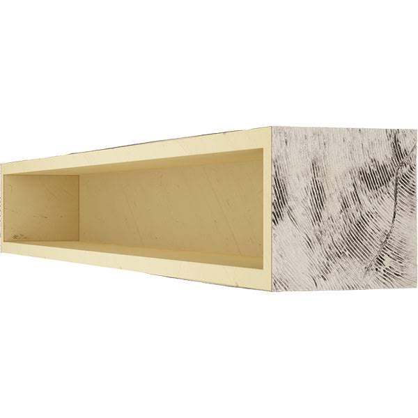 Sandblasted Faux Wood Fireplace Mantel B75346