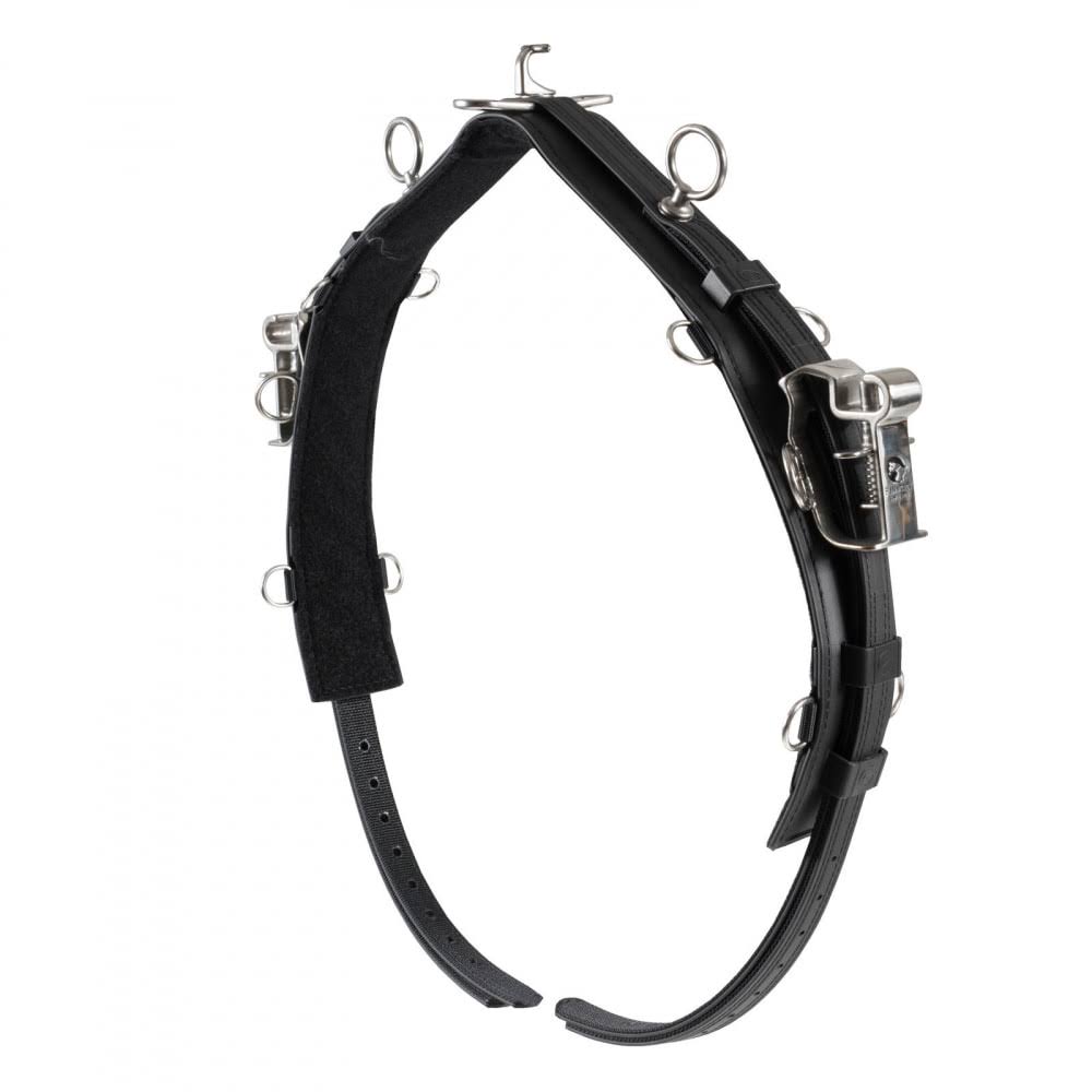 Black Synthetic QH Racing Harness Pro Saddle K678282