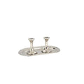 Aluminum Candle Holders and Tray T253756