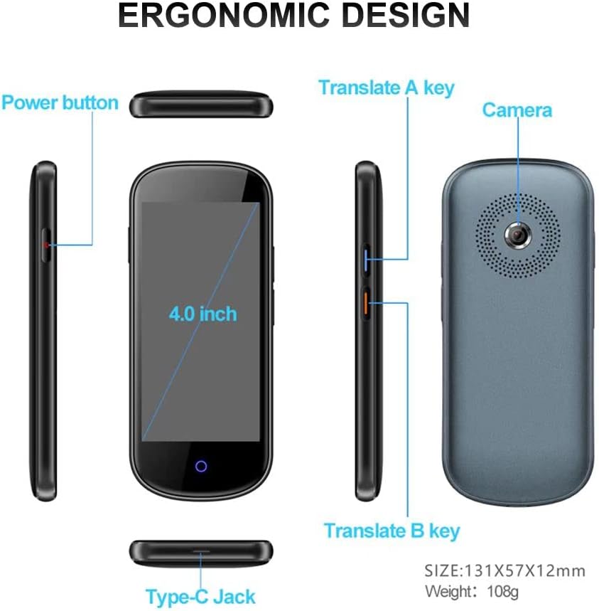 127 Languages Portable Smart Voice Translator Device D346846