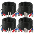 4 Pack 200 Feet BNC Video Power Cable Wire for CCTV Camera DVR Surveillance System N2927