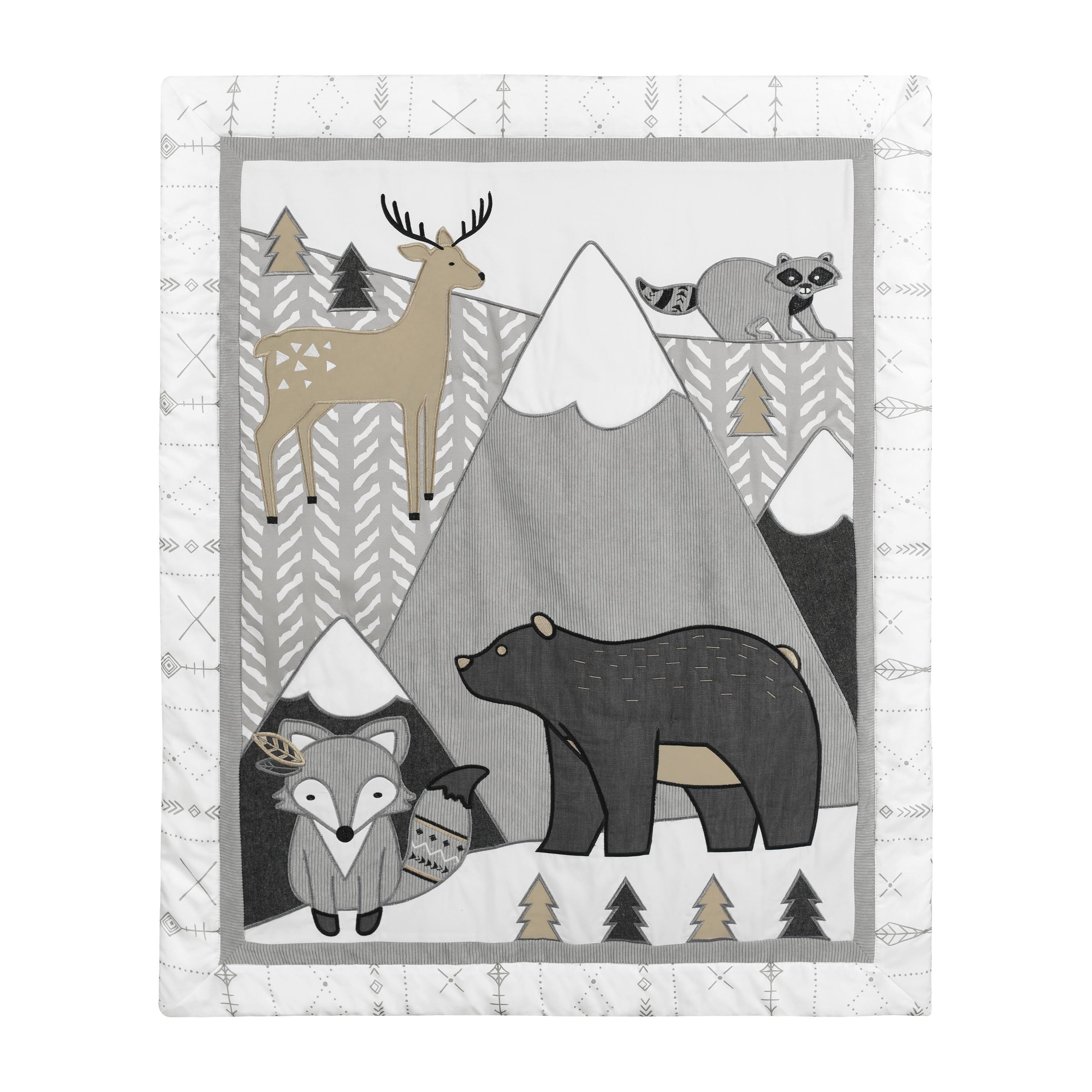 5 Piece Crib Bedding Set O541251