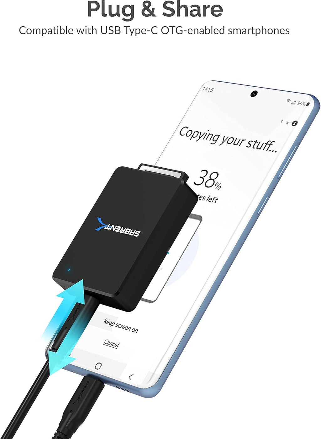 CFexpress Type B Card Reader with USB 3.2 10Gbps, Pack of 2 O362742