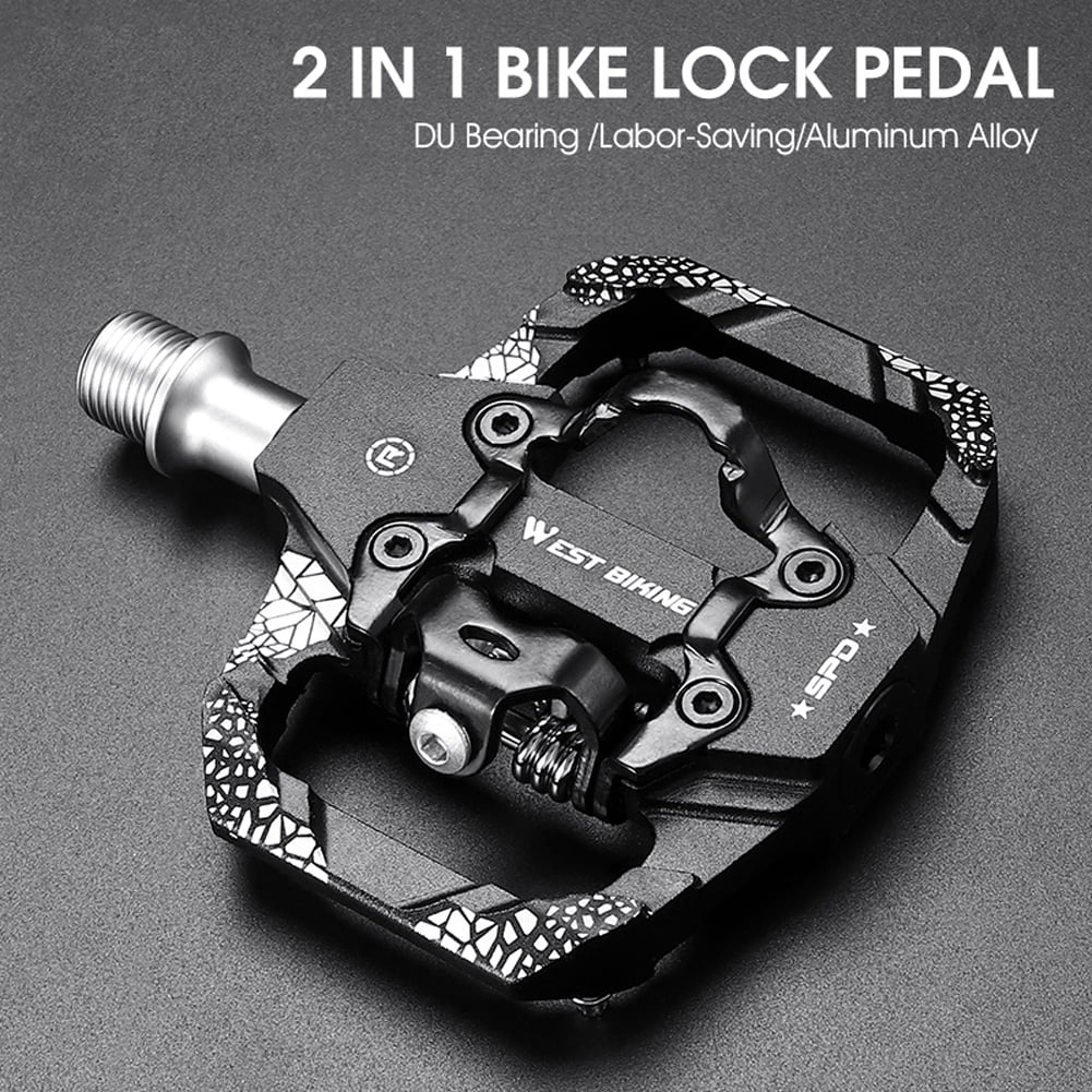 MTB Bike Pedals Dual Platform SPD Clipless Sealed Bearing M800