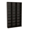 72" Triple Slim Multimedia Storage Rack in Espresso B92748