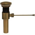 Brushed Nickel Pop-Up Mechanical Drain Q62743
