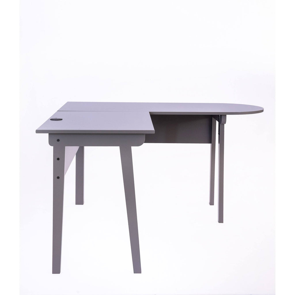 Grey L Shaped Corner Desk O8094
