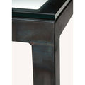 White Venatino Marble Top Parsons Bar Table G792