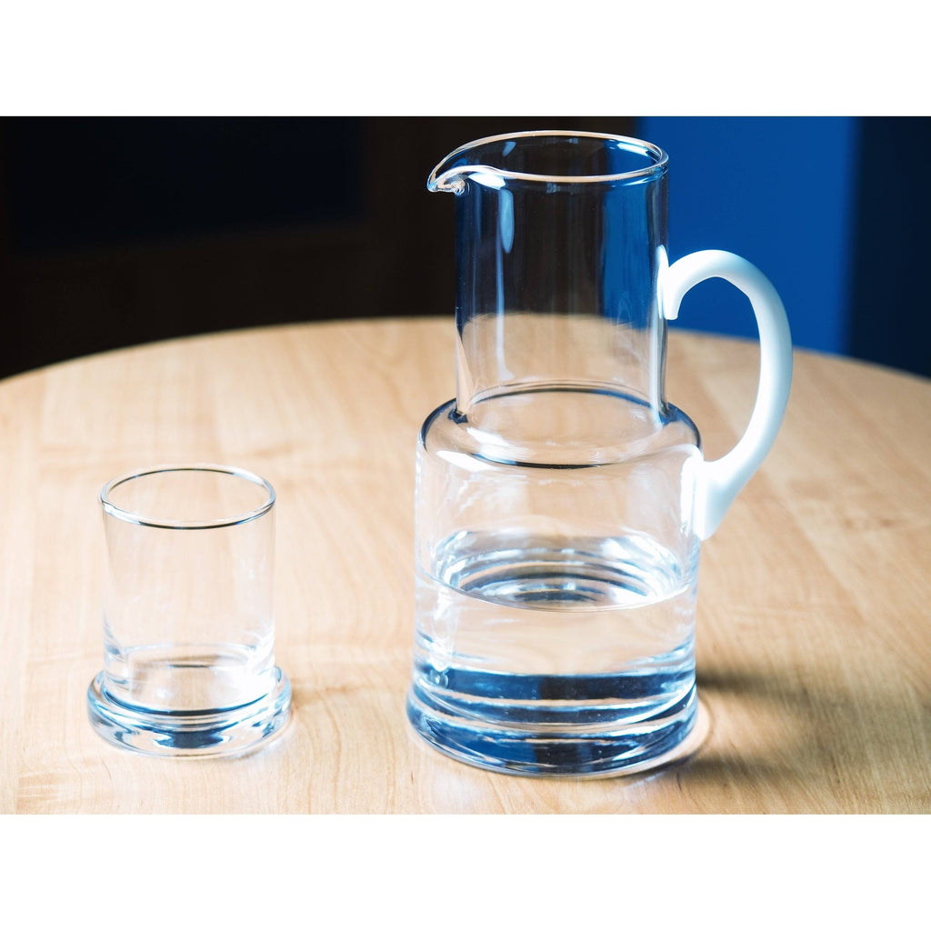 Clear Bedside Carafe and Glass Set B676