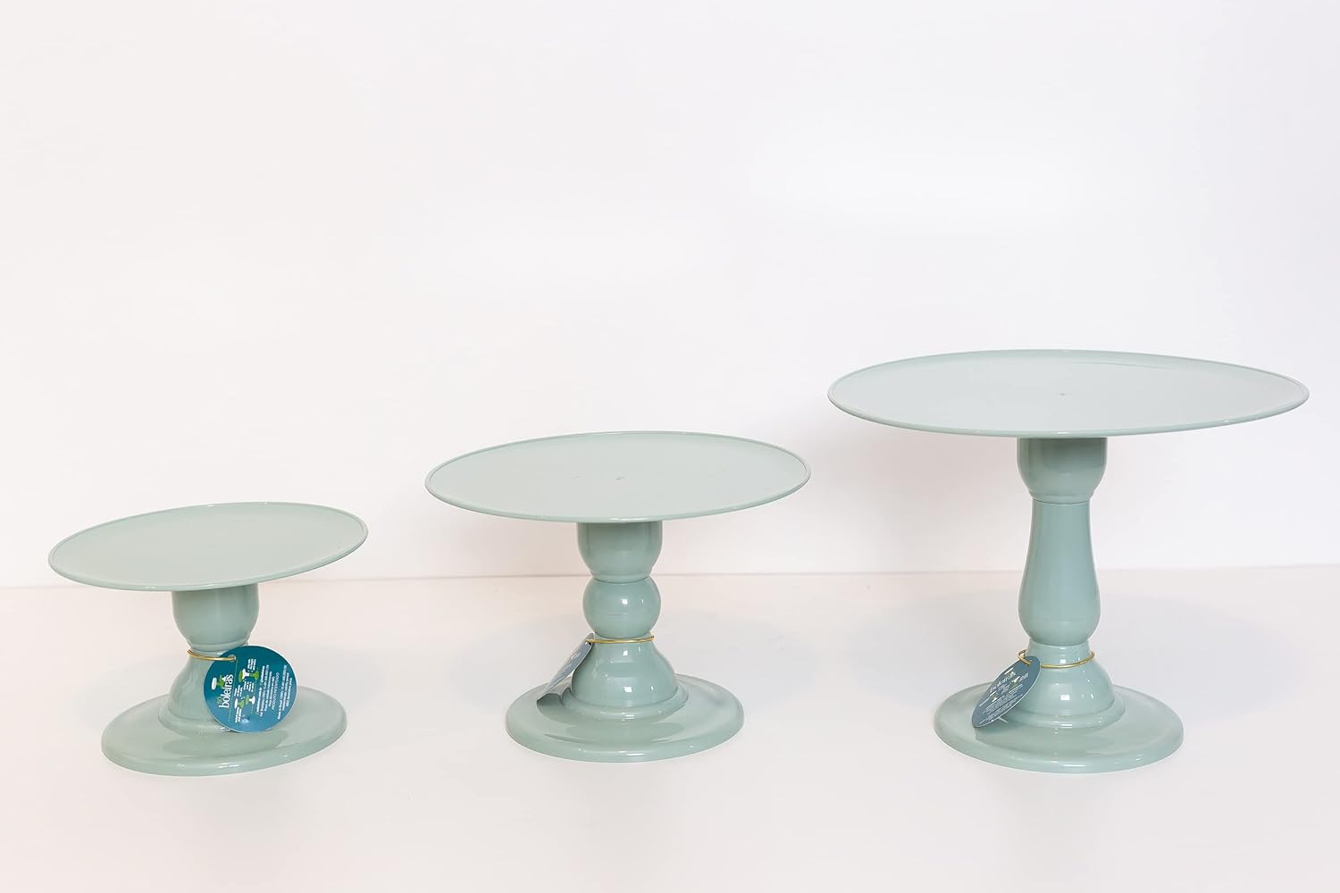 Set of 3 Cake Stands (Light Pink) V965600