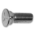 5/8-11 x 1-1/2" Zinc Plated Steel Plow Bolts, Grade 5, Coarse Thread, Fully Threaded C281313