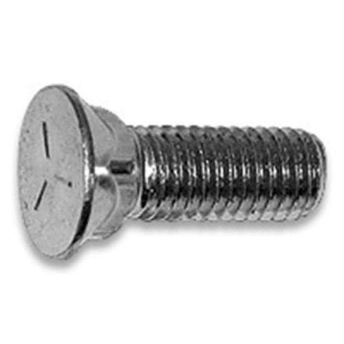 5/8-11 x 1-1/2" Zinc Plated Steel Plow Bolts, Grade 5, Coarse Thread, Fully Threaded C281313