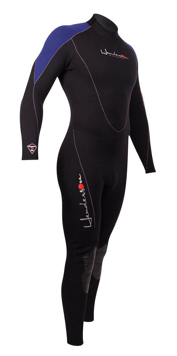 Black/Blue 3mm Full Wetsuit W6789