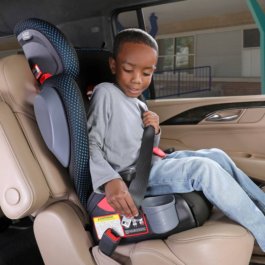 Cool Flow Grey Belt-Positioning Booster Car Seat A179