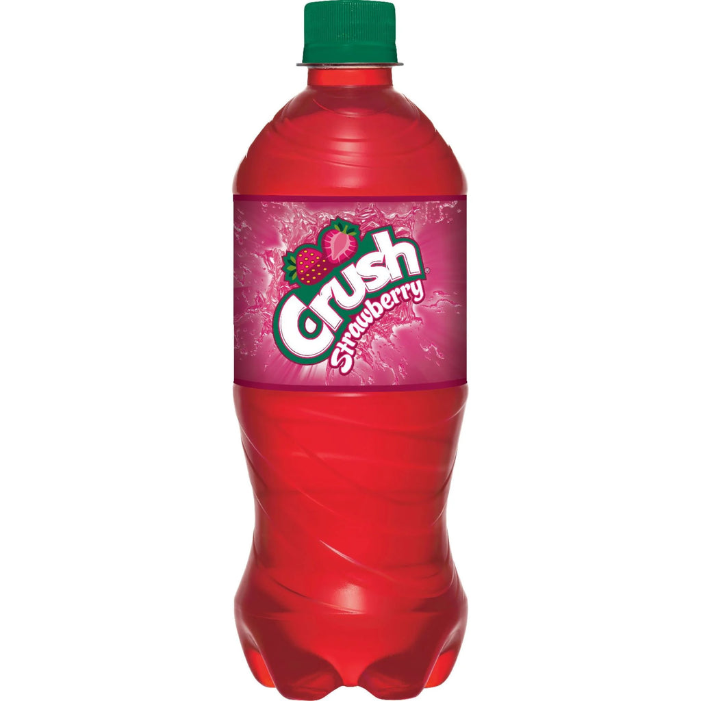 Crush Strawberry Soda 20oz Bottles, Quantity of 12 Q867818