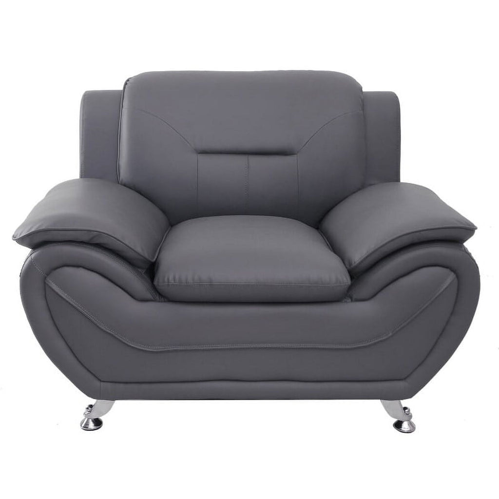 Faux Leather Upholstered Club Chair Z642667