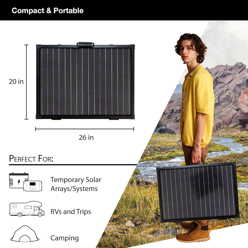 Solar Power Station with 100W Foldable Solar Panel S139