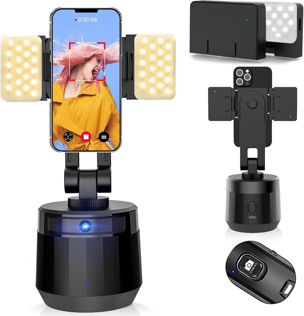 White Auto Face Tracking Tripod Phone Holder N21827