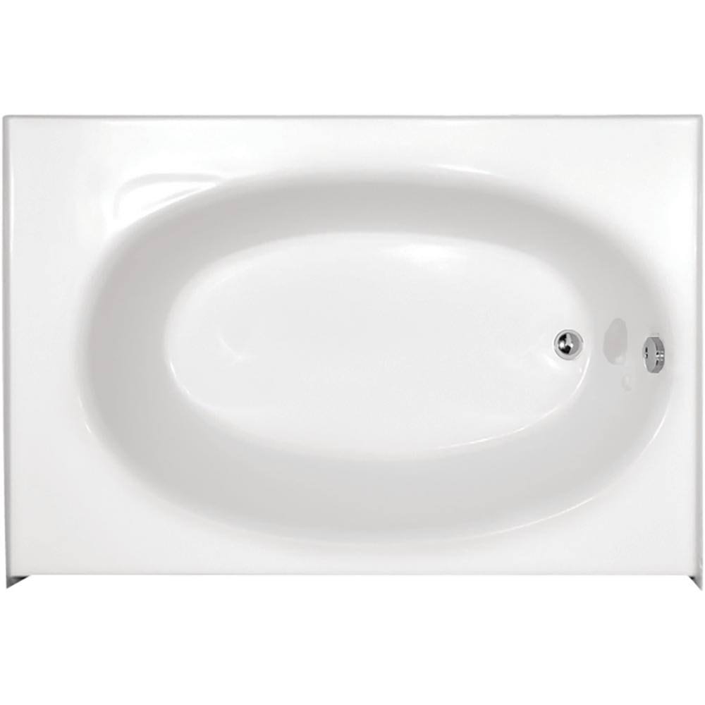 White Rectangular Alcove Bathtub Z2172