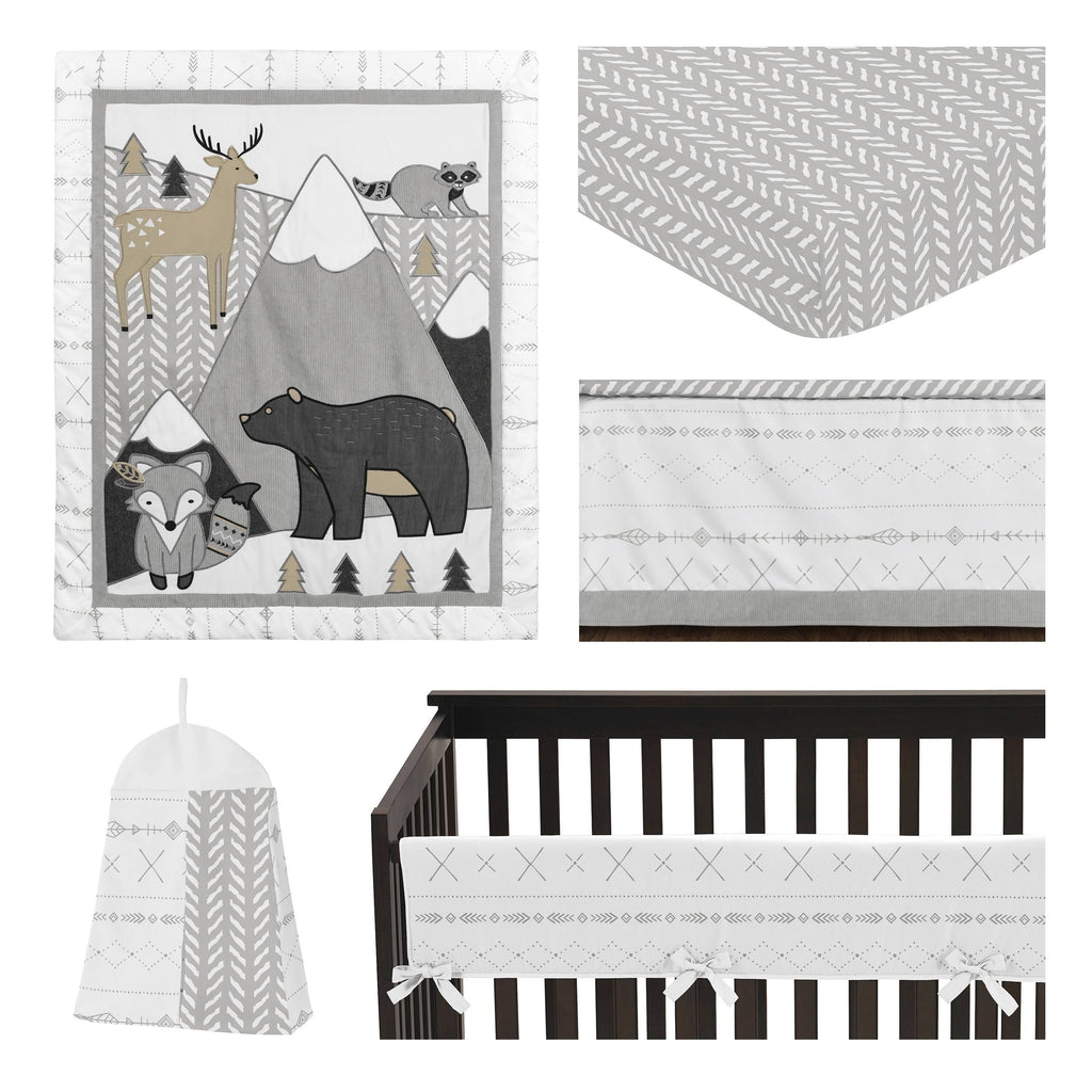 5 Piece Crib Bedding Set O541251