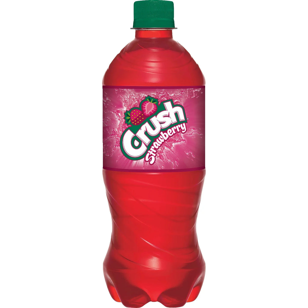 Crush Strawberry Soda 20oz Bottles, Quantity of 12 Q867818