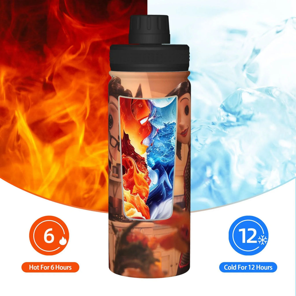 18OZ Stainless Steel Insulated Water Bottle T60018