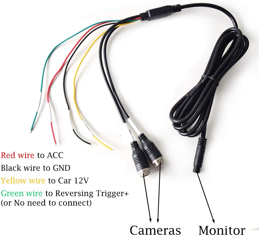 7 inch IPS Monitor Car Backup System with Dual Recording Camera Y27221