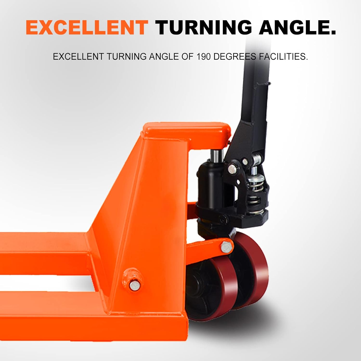Pallet Jack 6600lbs Capacity, Pallet Truck 48”L×27”W Fork Size B2912