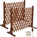 2 Pack Extendable Wood Fence Pet Gate F813