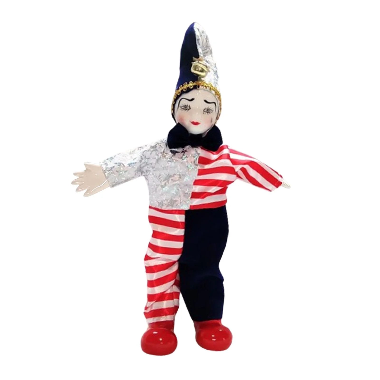 9.84'' Movable Joint Jester Doll T1027